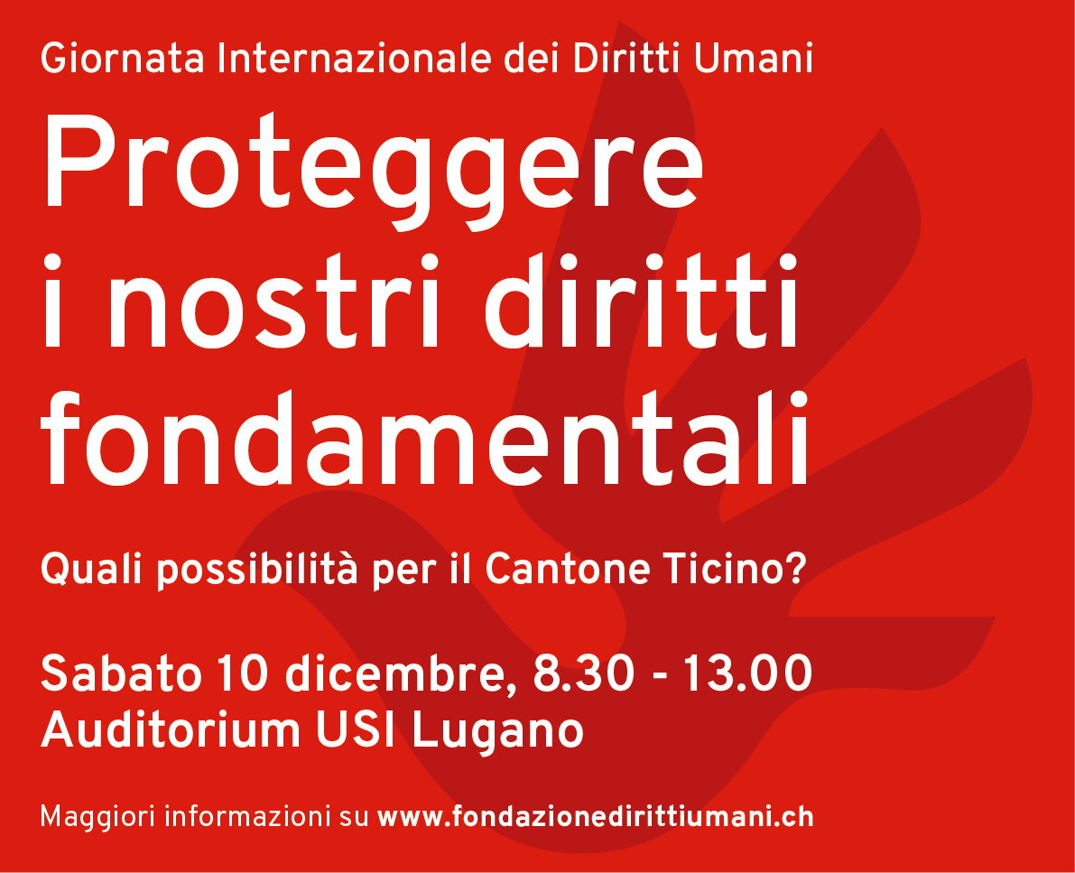 10 dicembre 2022 - Proteggere i  nostri diritti fondamentali, quali possibilità per il Cantone Ticino? 3
